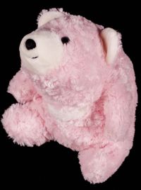 Pottery Barn Kids Gund Pink Snuffles Bear Baby Plush Lovey